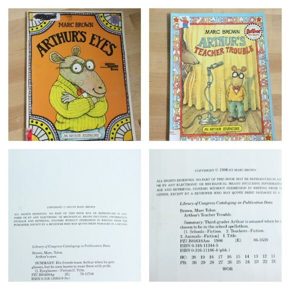 Set of 3/Arthur (by Marc Brown) Children's Books/Vintage Included - Picture 2 of 2